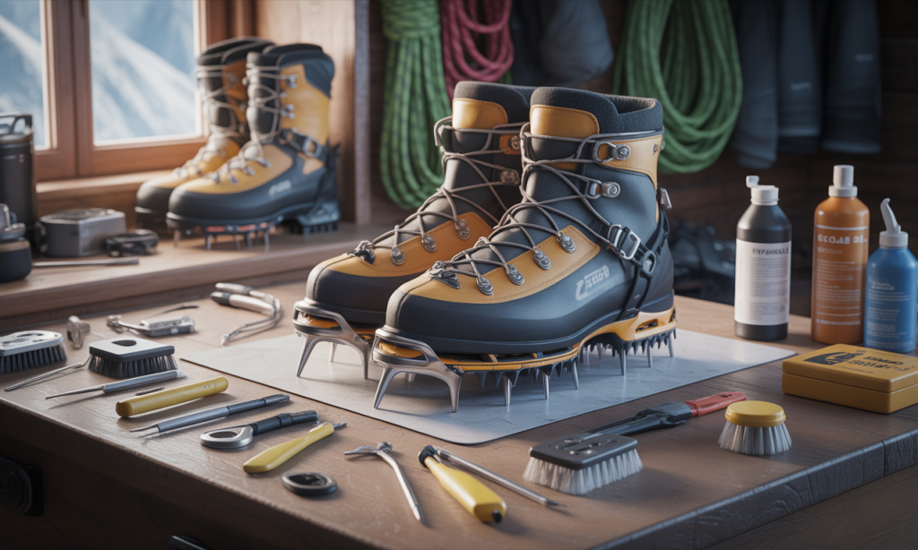 découvrez notre guide complet pour 2025 sur l'entretien efficace des crampons d'alpinisme. apprenez les meilleures techniques et astuces pour assurer la durabilité et la performance de vos équipements en montagne. optimisez votre sécurité et votre expérience lors de vos aventures alpines.