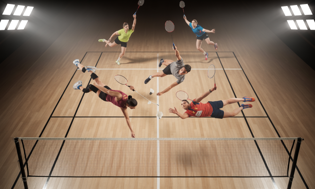 découvrez les différentes variations de la technique de plongée dans les hauteurs de filet au badminton. apprenez à maîtriser ces mouvements pour améliorer votre jeu et surprendre vos adversaires sur le terrain.