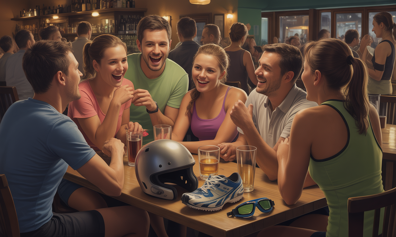 découvrez comment une simple soirée entre amis dans un bar a inspiré la création du premier club de triathlon de la ville, alliant passion, convivialité et sport.