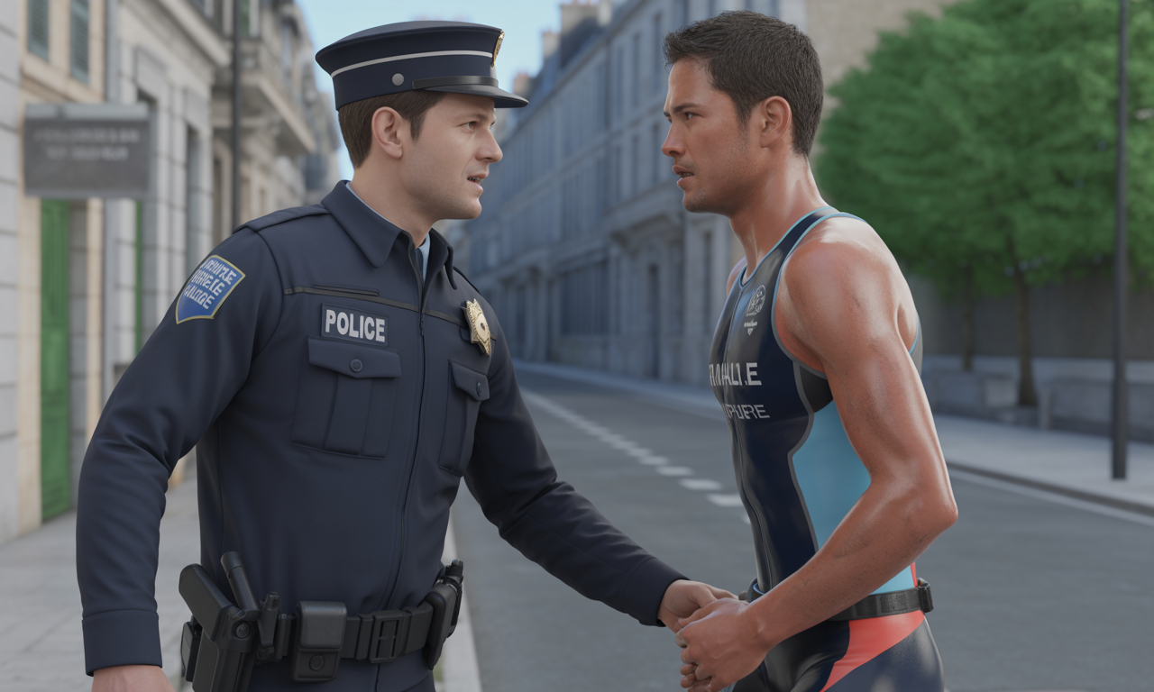 découvrez l'interpellation d'un triathlète d'exception au parcours unique par la police de saint-germain-en-laye, une histoire remarquable alliant sport et engagement.