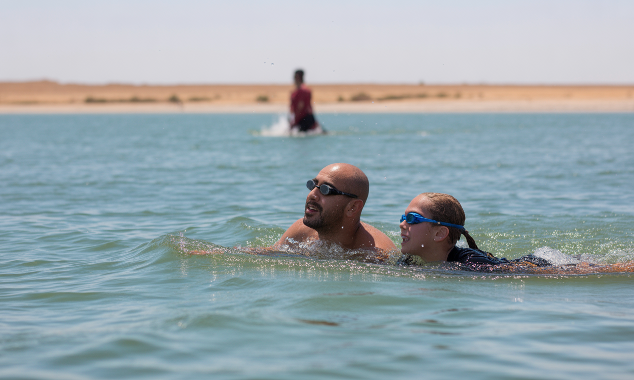 en vendée, un père et sa fille unis par leur passion triomphent au morocco swim trek, une aventure sportive unique alliant endurance et complicité familiale.