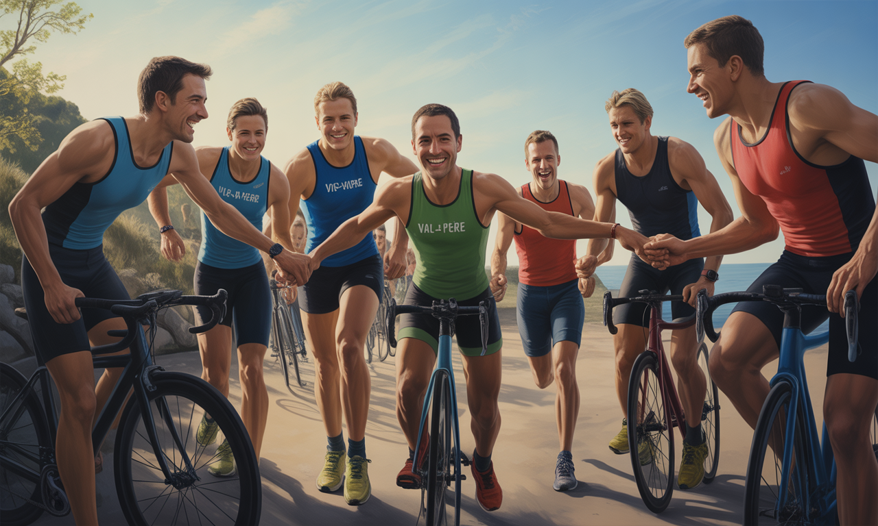 découvrez comment la solidarité est le moteur et la philosophie du triathlon club du val-saint-père, une équipe unie et passionnée.